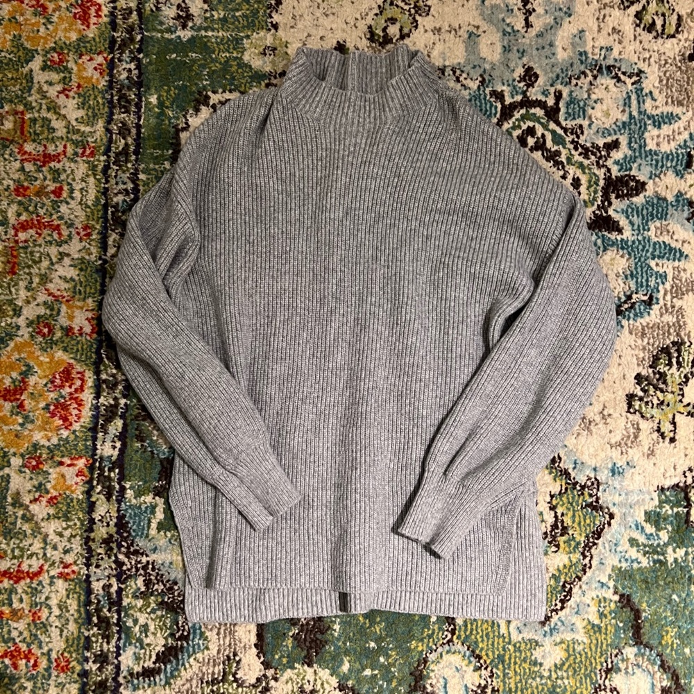 Gap Mockneck Gray Sweater